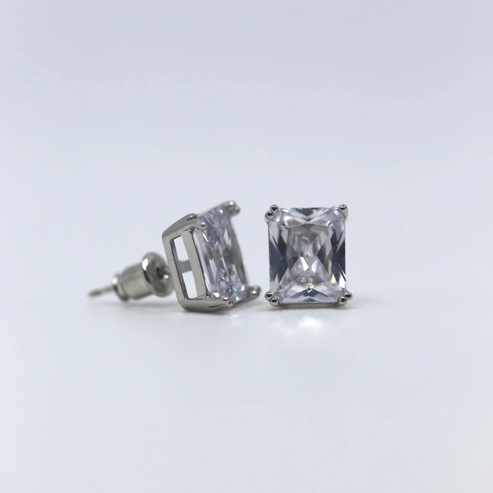 Jenna Jameson Silver Stud Earrings - Picture 3 of 10